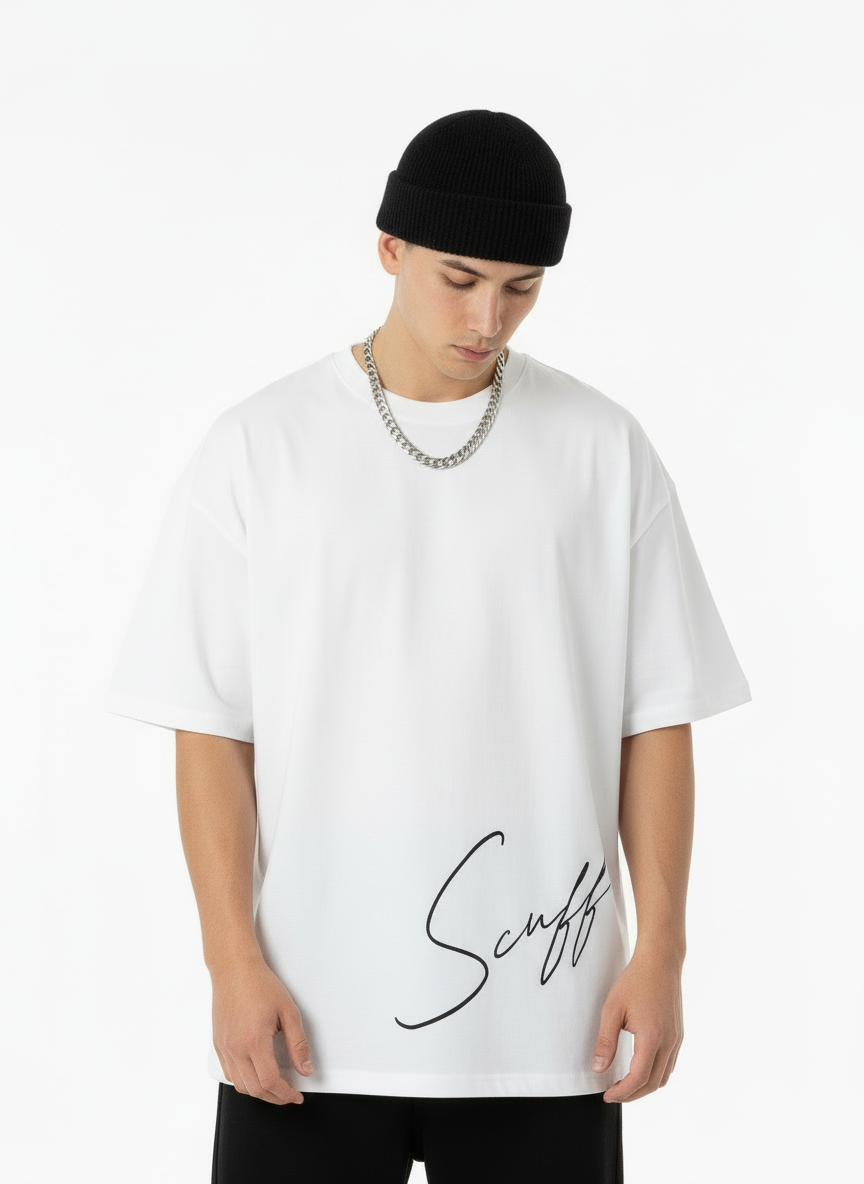 Relentless White Tee